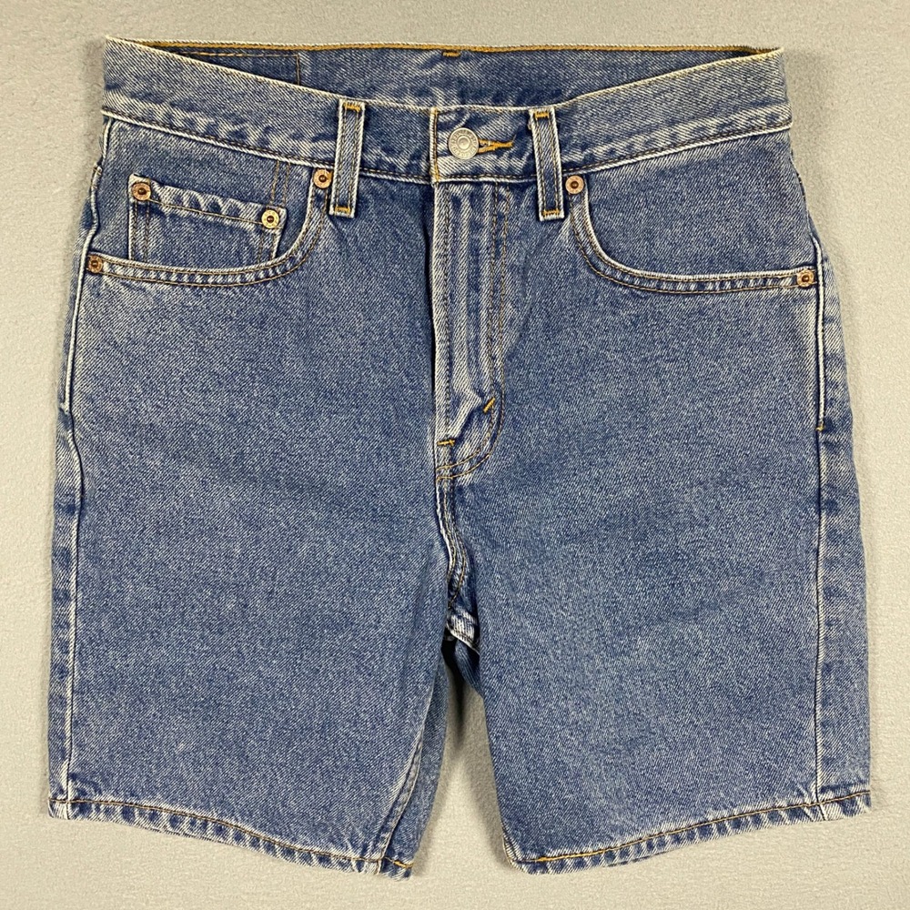 Vintage Levi's 505 Regular Fit Denim Shorts Mens 29 Blue Medium Wash